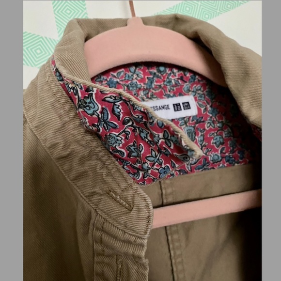 Uniqlo Ines De La Fressange S Button Collar Shirt - Picture 3 of 4